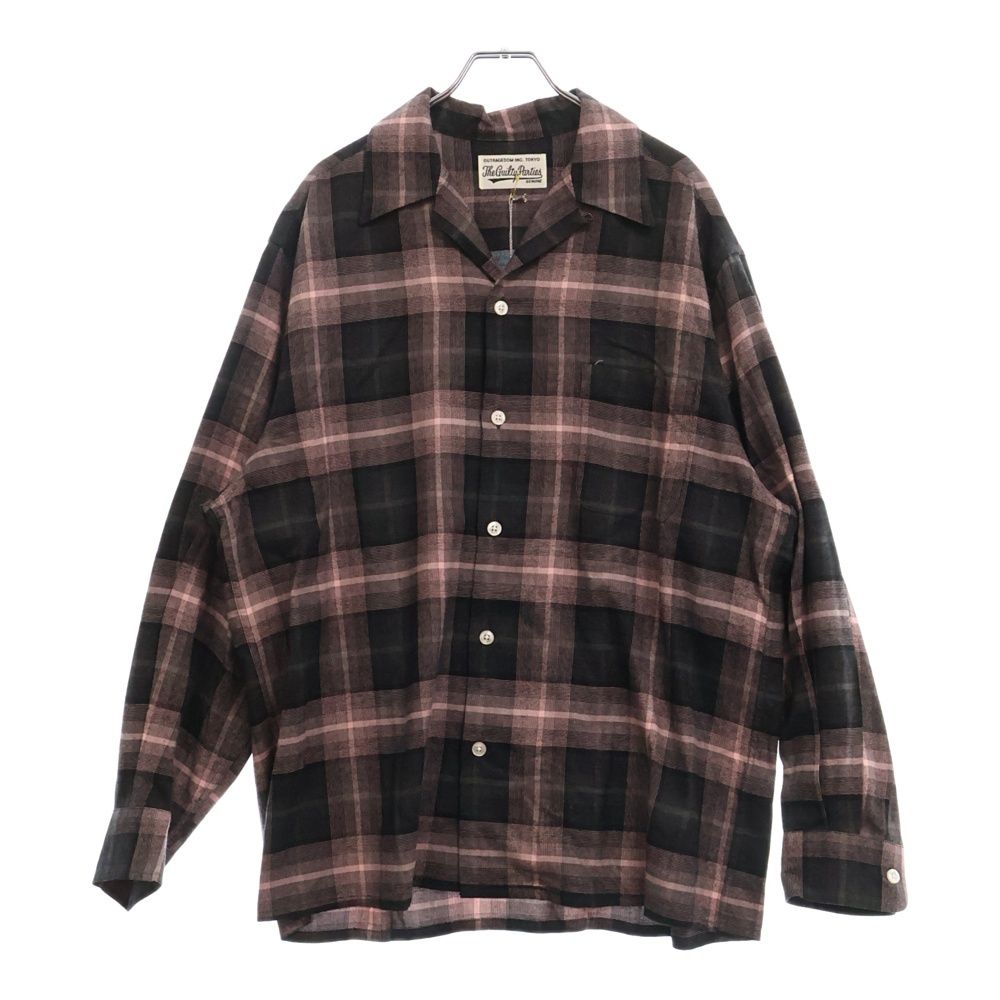 WACKO MARIA (ワコマリア) 24AW OMBRE CHECK OPEN COLLAR SHIRT