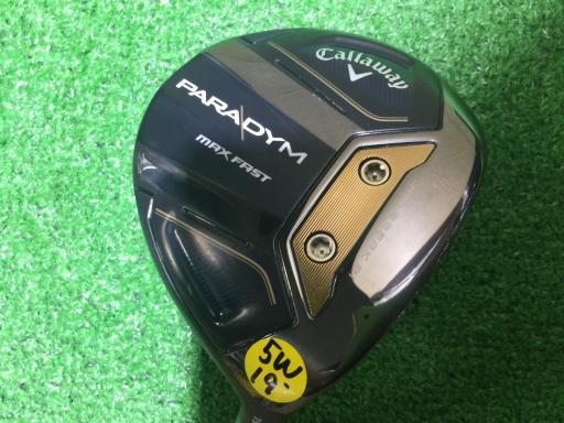 美品　Callaway PARADYM 5W スピーダーグリーン50S Callaway PARADYM 5W 18度 スピーダーNXグリーン50S 中古
