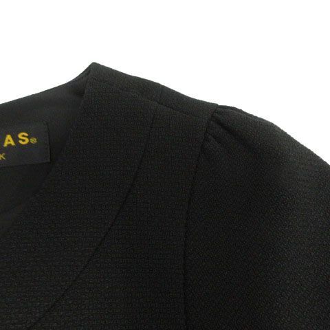 ひざ丈 ブラック