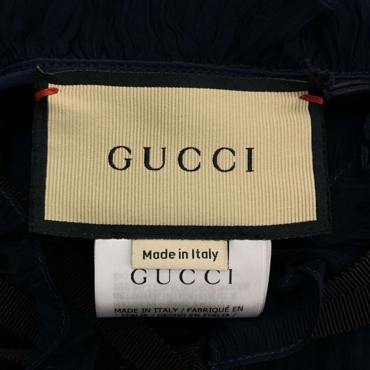 美品】 GUCCI / グッチ | 657801 / silk 100％ / シルク フリル