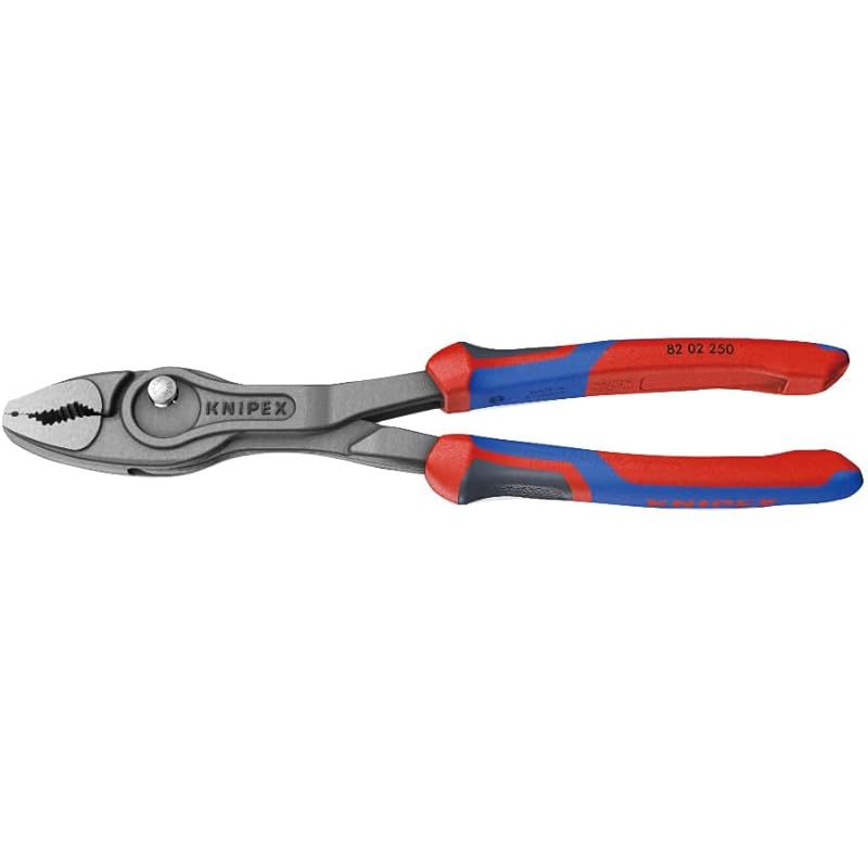 クニペックス KNIPEX ツイングリップ スリップジョイントプライヤー 開口幅調整可能 ネジ外し 摩耗したボルト ナットなどあらゆるものをしかっかり掴める コンフォートハンドル 250mm 台紙付