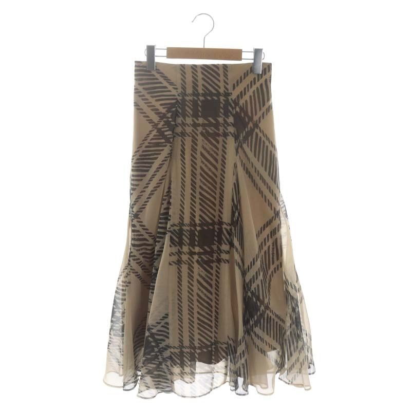 リランドチュール Rirandture 23AW ビックシアーチェックスカート  