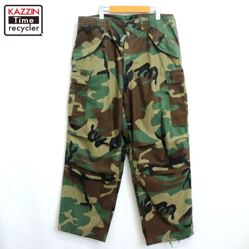 美品　80s US ARMY PROPPER カーゴパンツ ウッドランドカモM 80s VINTAGE US ARMY ウッドランドカモ 迷彩 カーゴパンツ