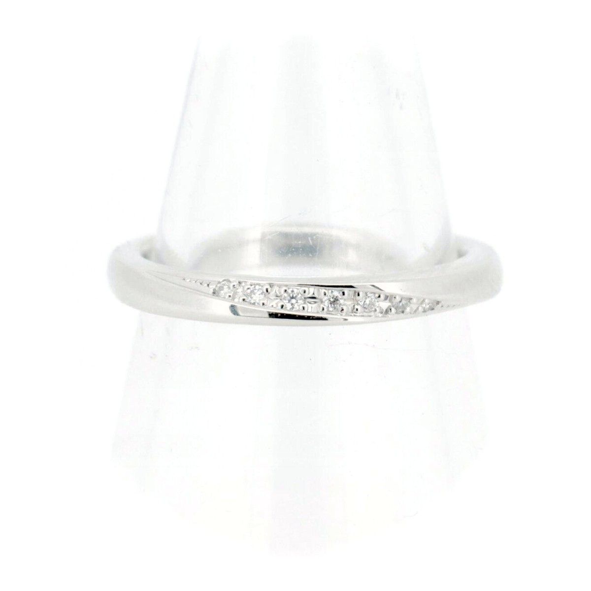 銀座ダイヤモンド シライシ ダイヤモンド リング 指輪 0.026ct 6号  