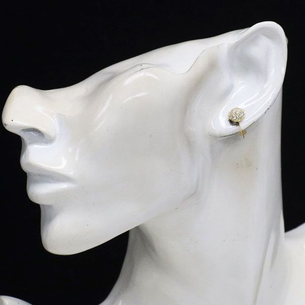 才能 K18YG ダイヤモンド イヤリング 0.72ct 持続する