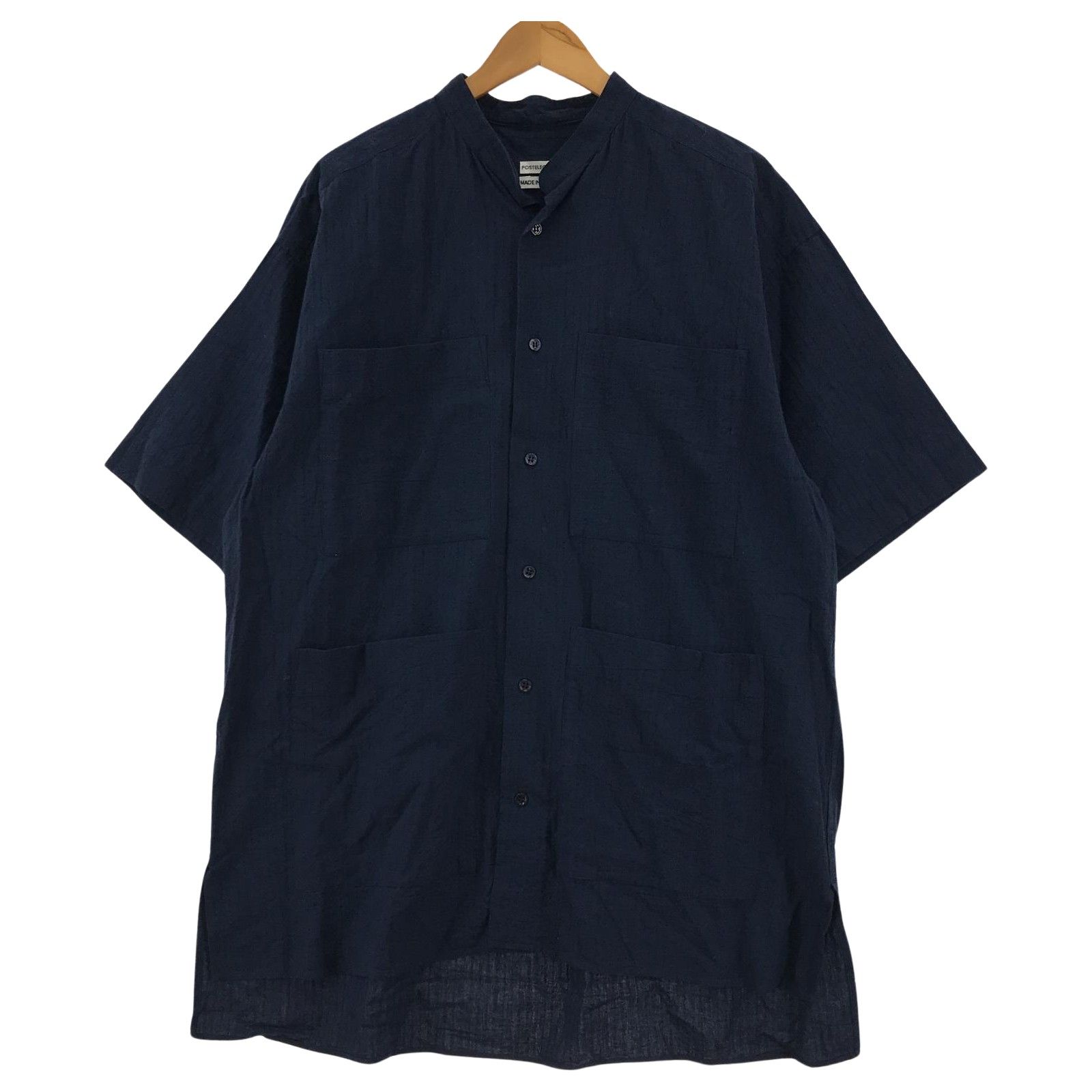 POSTELEGANT Cotton Linen SS shirt