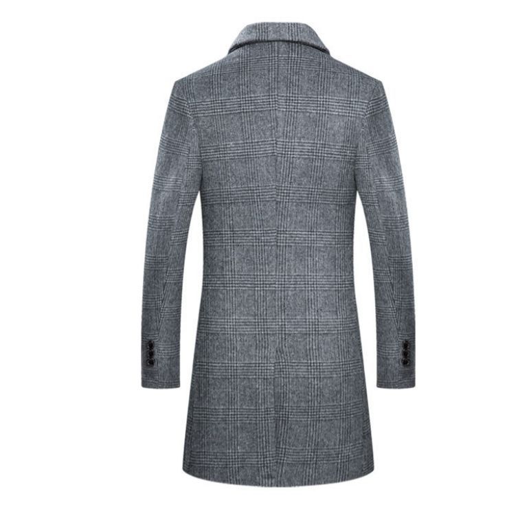 チェスターコート メンズ ウール コート ステンカラーコート