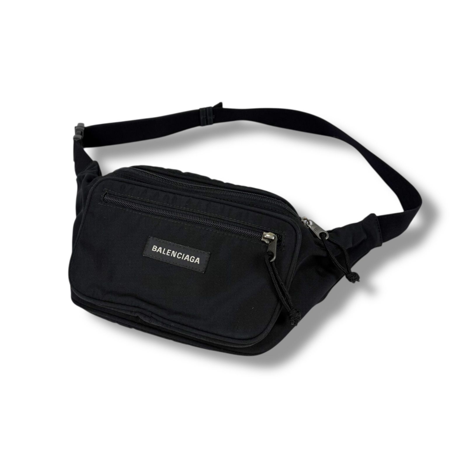 A*T様 BALENCIAGA ボディバッグ 黒 BALENCIAGA バレンシアガ ホイールベルトパック ボディバッグ 黒