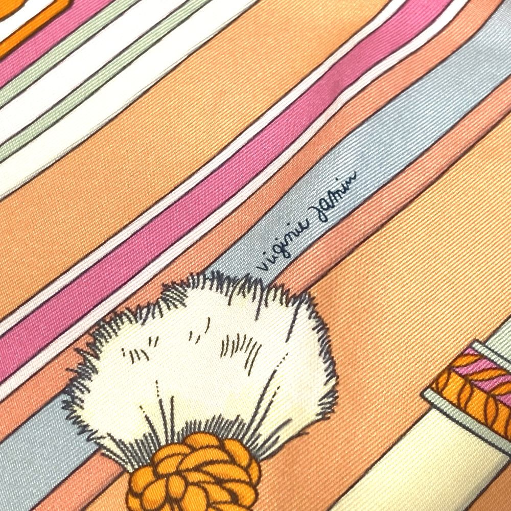 Hermès スカーフ 装飾品デザイン　カレウォッシュ90エトリエの競演 エルメス エトリエの競演 カレ ウォッシュ 90 スカーフ シルク