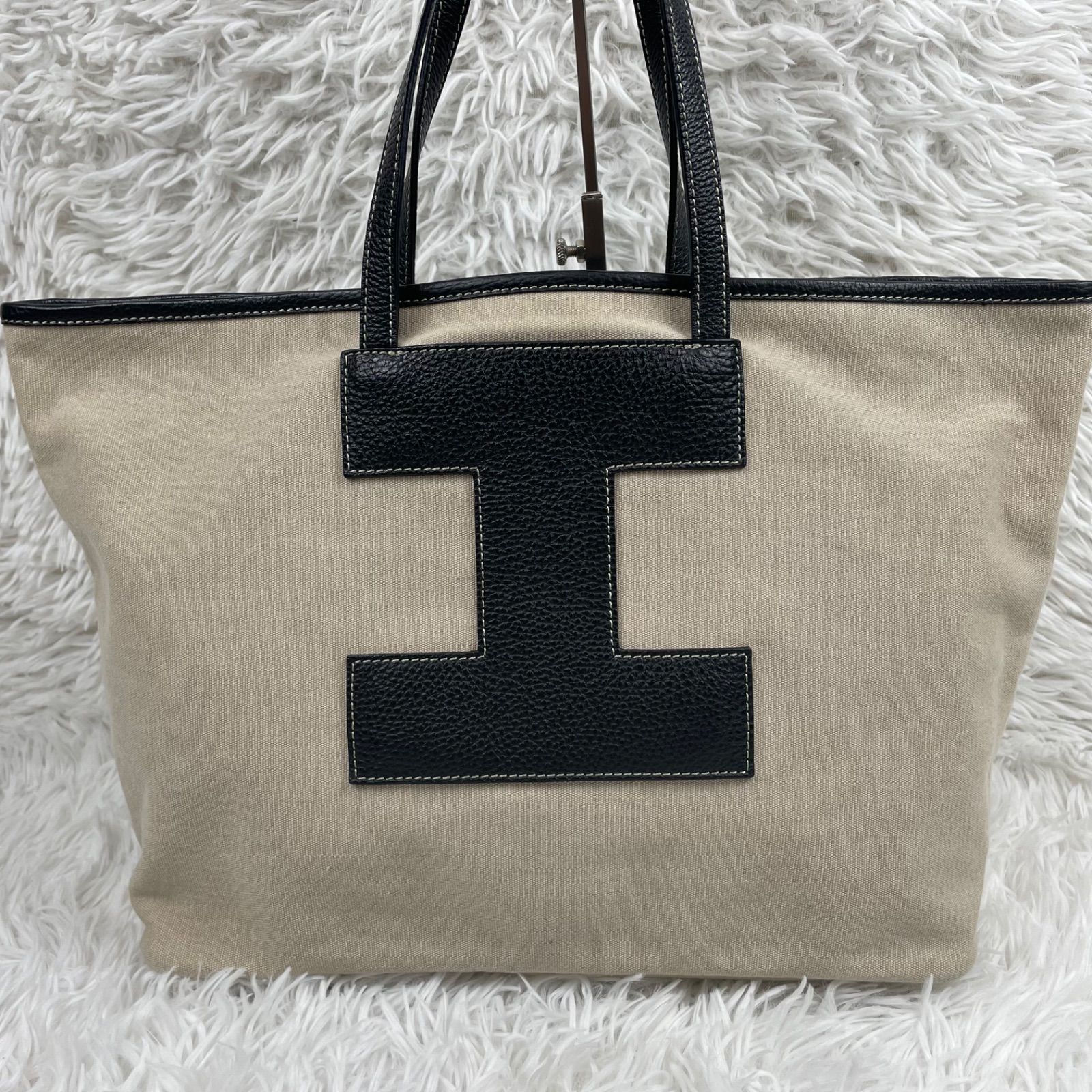 【美品】IACUCCI ソルベット ビアッジョ M キャンバス　トートバッグ　黒 IACUCCI トートバッグ ソルベット M CORDURA/RUGA レディース