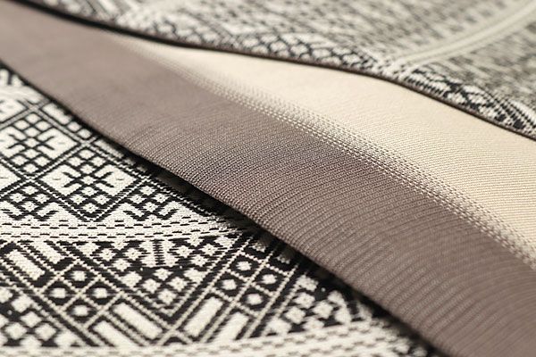 oha041 米沢 近賢織物 宝来織 お洒落 半幅帯 紙こぎん四寸 - メルカリ