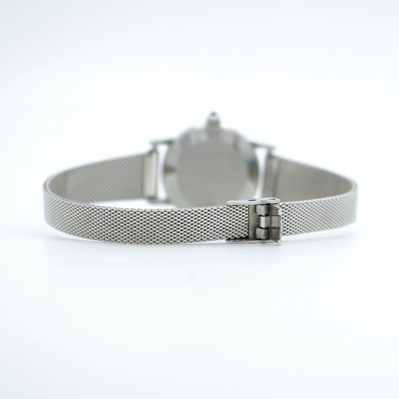 シルバー文字盤腕時計 レディース