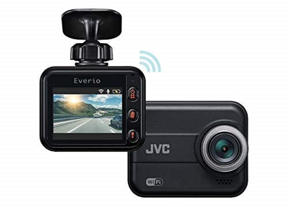 JVCケンウッド JVC KENWOOD GC-DR20 ドライブレコーダー 【論よりスマホ】 wifi搭載 フルHD 衝撃感知 LED信号対応 WDR microSDHCカード付属 ブラック GC-DR20-B [ブラック] [フロントのみ]
