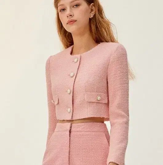 クロップドジャケット スカート