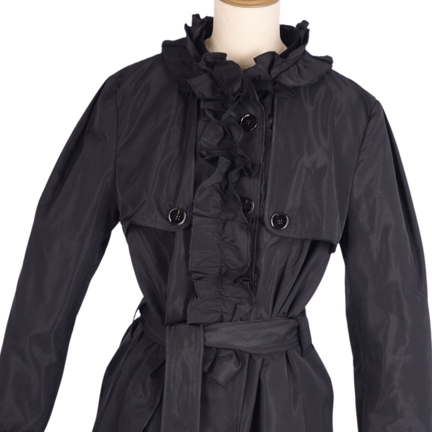 美品 ドルチェ&ガッバーナ DOLCE&GABBANA コート ロングコート ポ