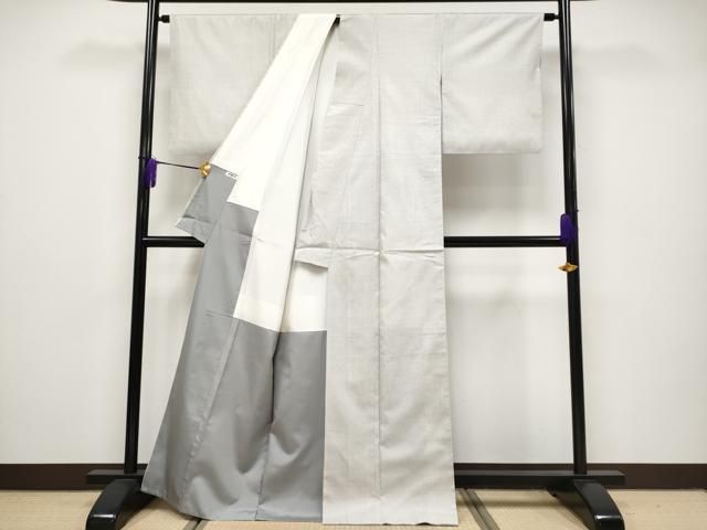 平和屋本店□極上 本場大島紬 白大島 100亀甲 総詰め 証紙付き 逸品