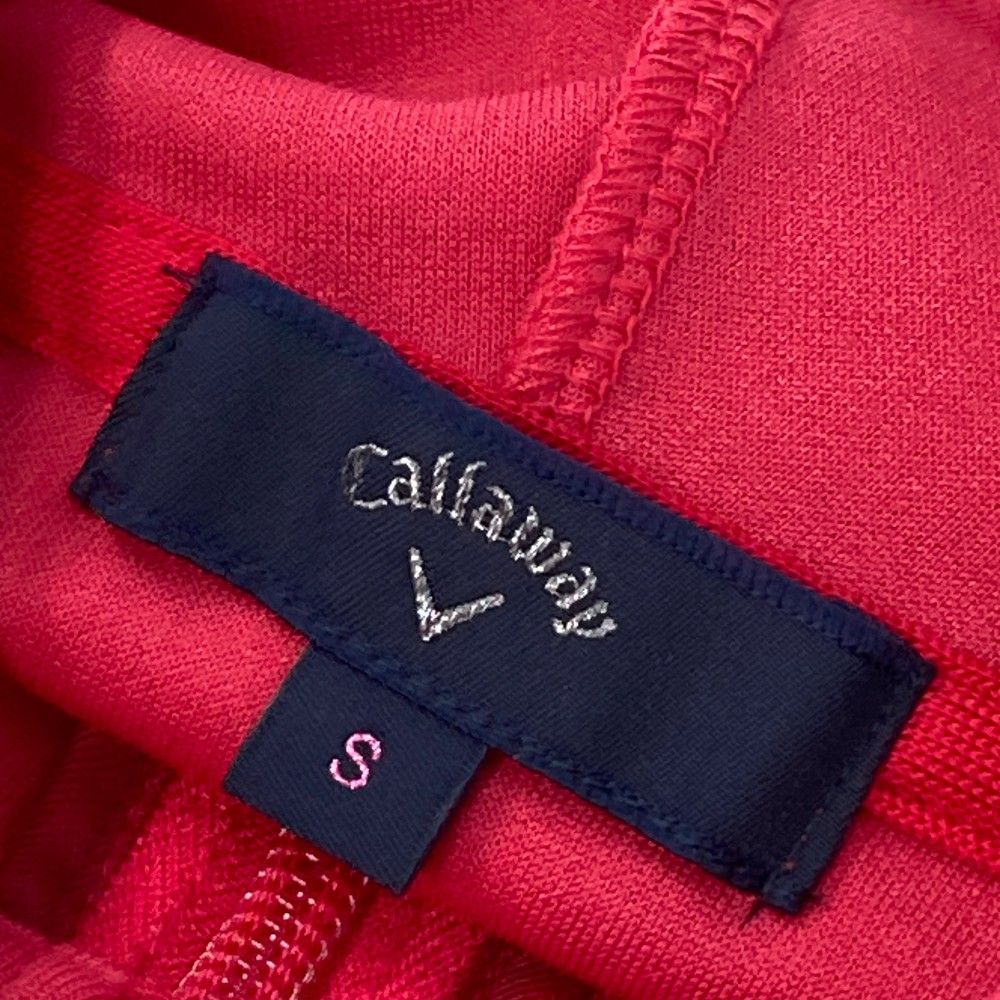 サイズ：S CALLAWAY キャロウェイ スウェット ジップパーカー ピンク系