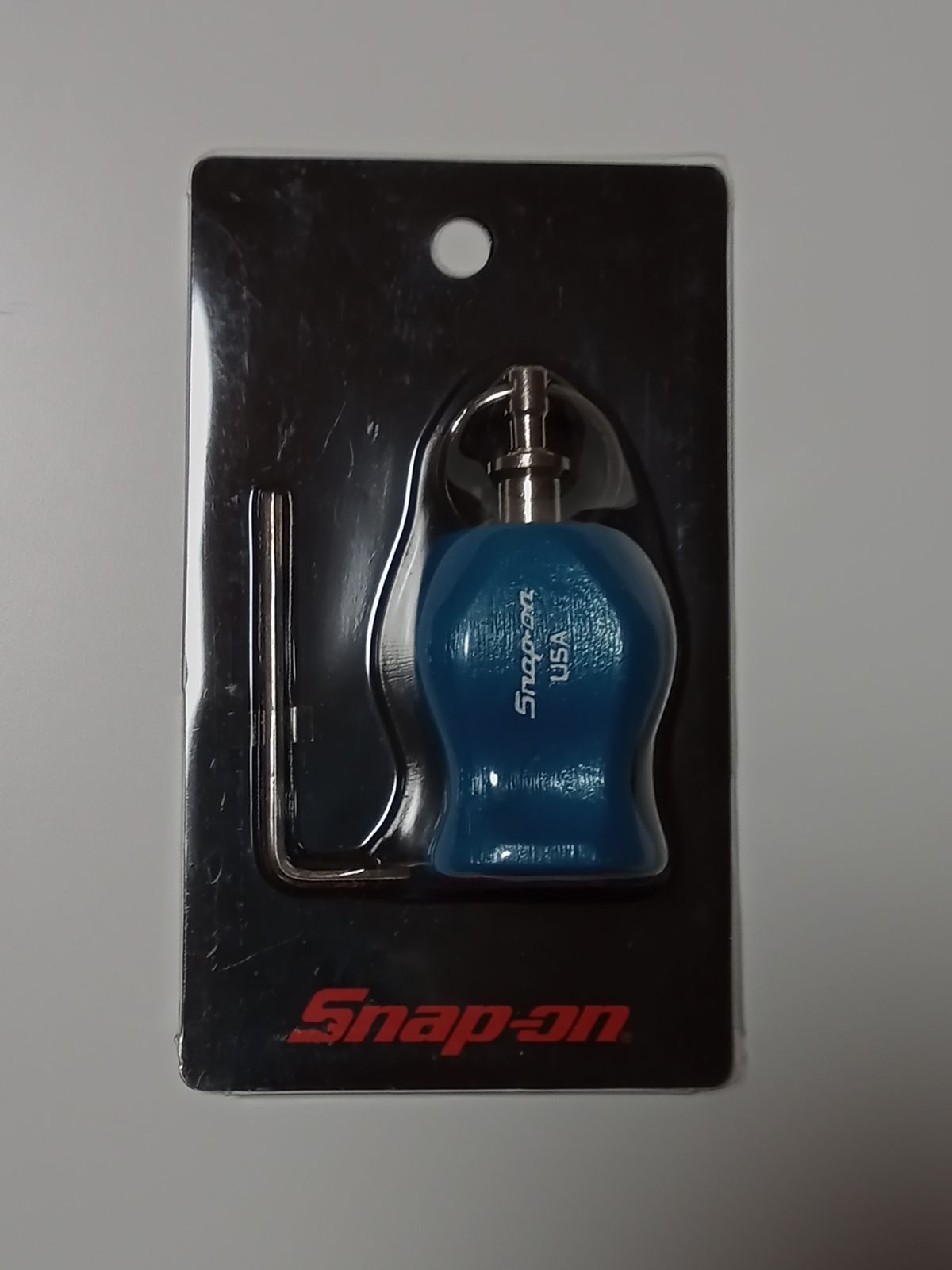 スナップオン グリップキーホルダー Snap-on ブルー