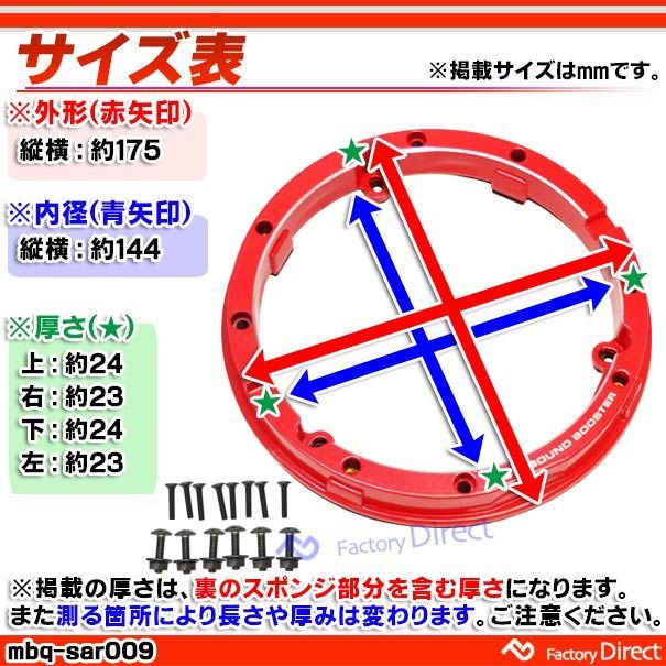 6.5inch アルミニウムダイキャストバッフル