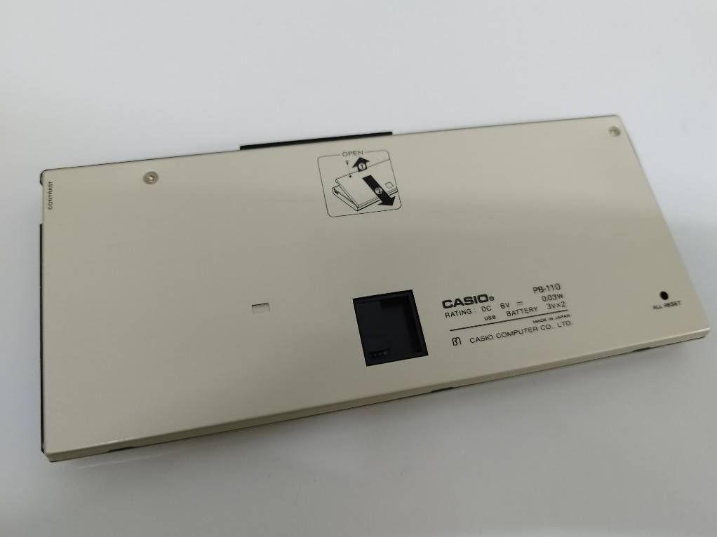 ジャンク】CASIO PB-110 データバンク機能付きポケコン - メルカリ