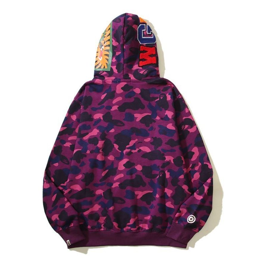 A BATHING APE アベイシングエイプ ダブルシャークパーカー 秋冬用 
