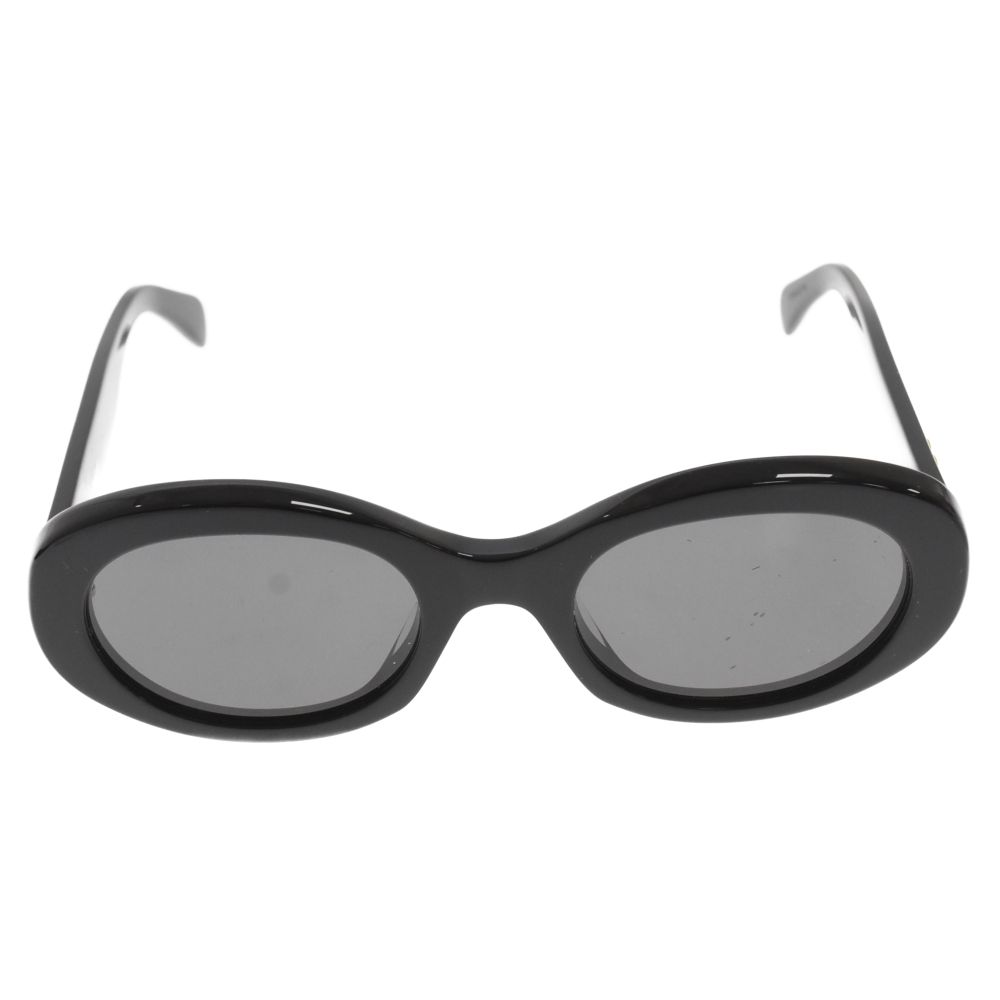 CELINE / トリオンフロゴアセテートフレームサングラス/オーバル/BLK/BLK/レディース/CL40194U CELINE (セリーヌ) トリオンフロゴオーバルフレームサングラス