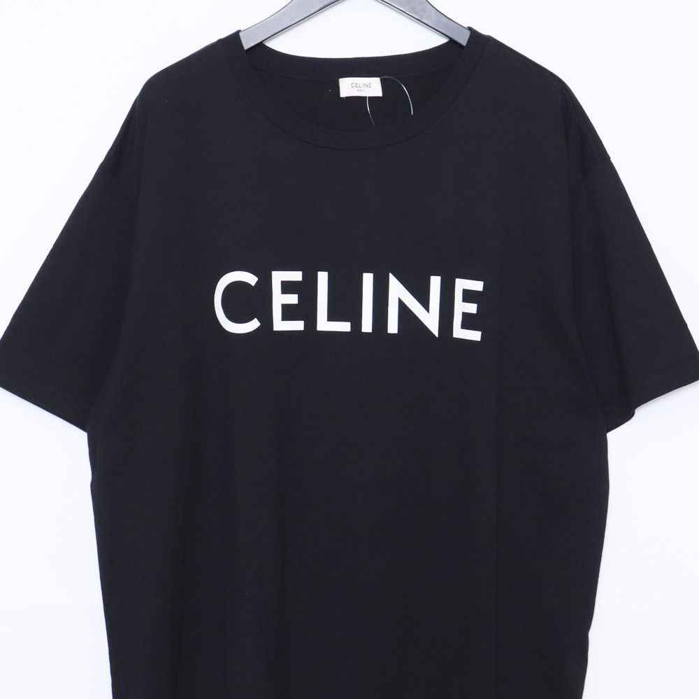 CELINE ルーズ Tシャツ コットンジャージー XLサイズ ブラック