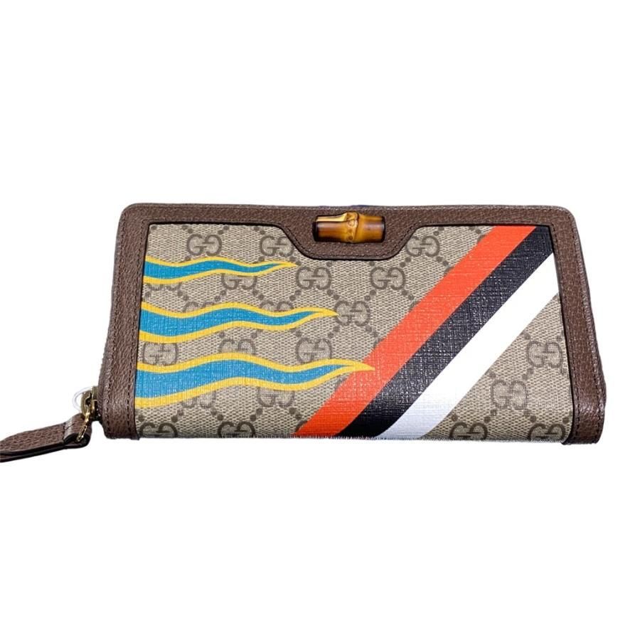 GUCCI グッチ　バンブー　財布 ☆E083 グッチ 財布 ジップアラウンドウォレット GUCCI 長財布