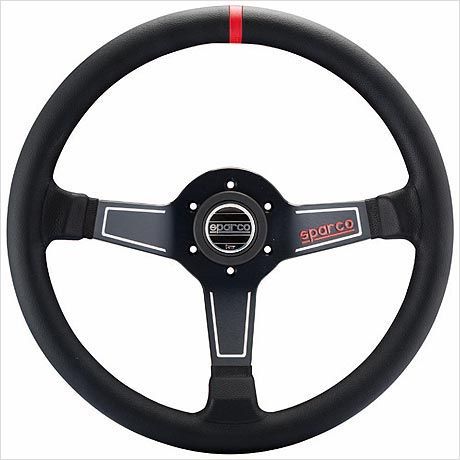 【正規品】ｓｐａｒｃｏ/スパルコ　ステアリング　レザーモデル　ディープ　35パイ　L575