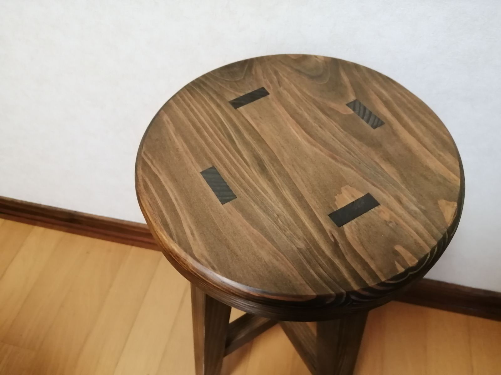 木製スツール 高さ60cm 丸椅子 stool - チェア