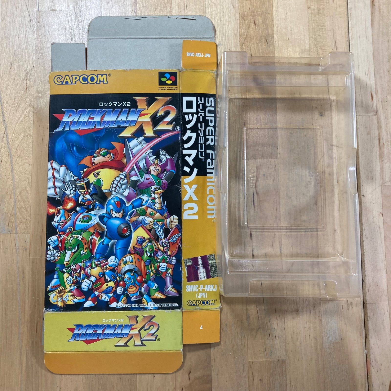 箱のみ】 ロックマンＸ2 スーパーファミコン 空箱 - メルカリ