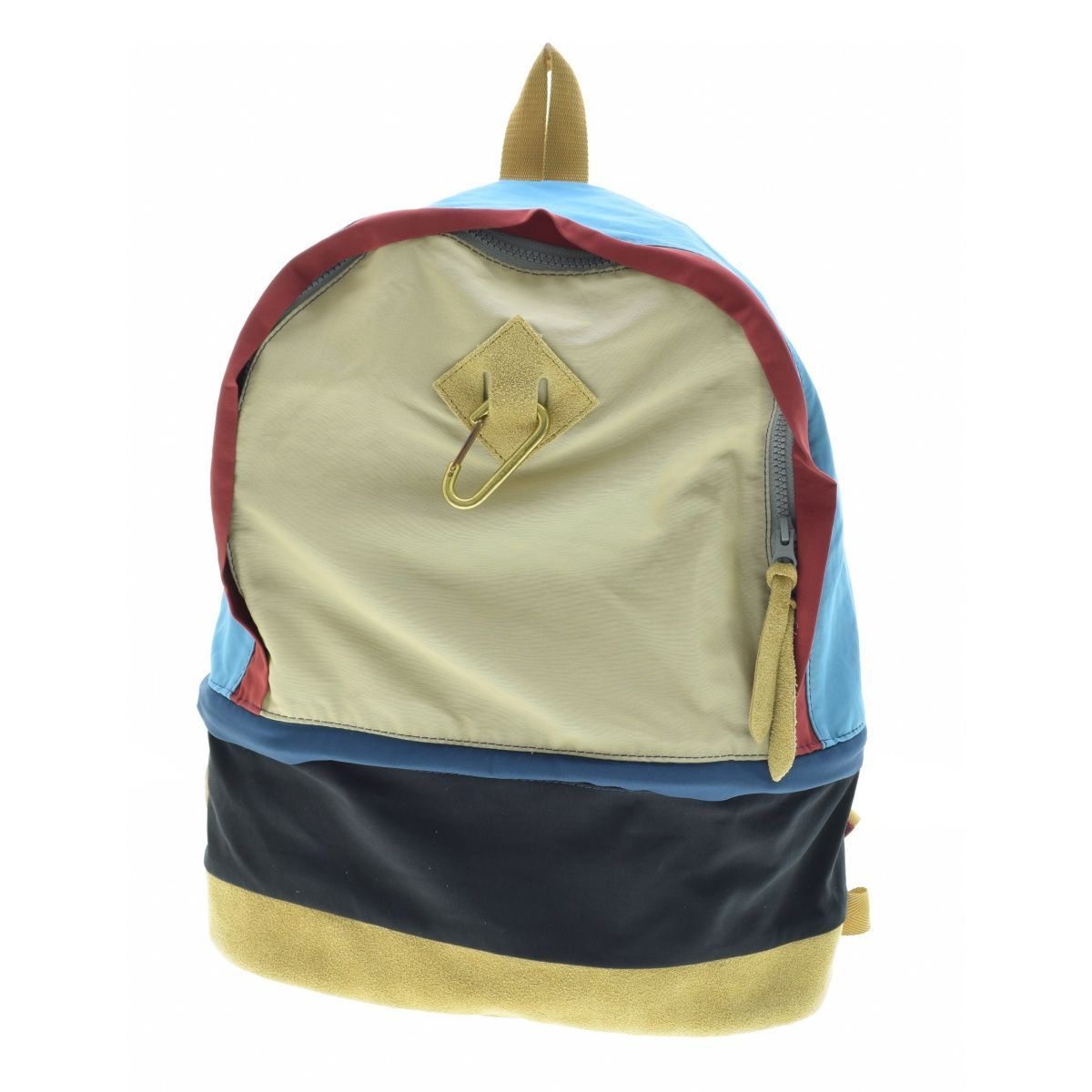 MASTER&Co.　カラビナ付き スエードボトム リュックバックパック 新品 MASTER&Co. カラビナ付き スエードボトム デイパック