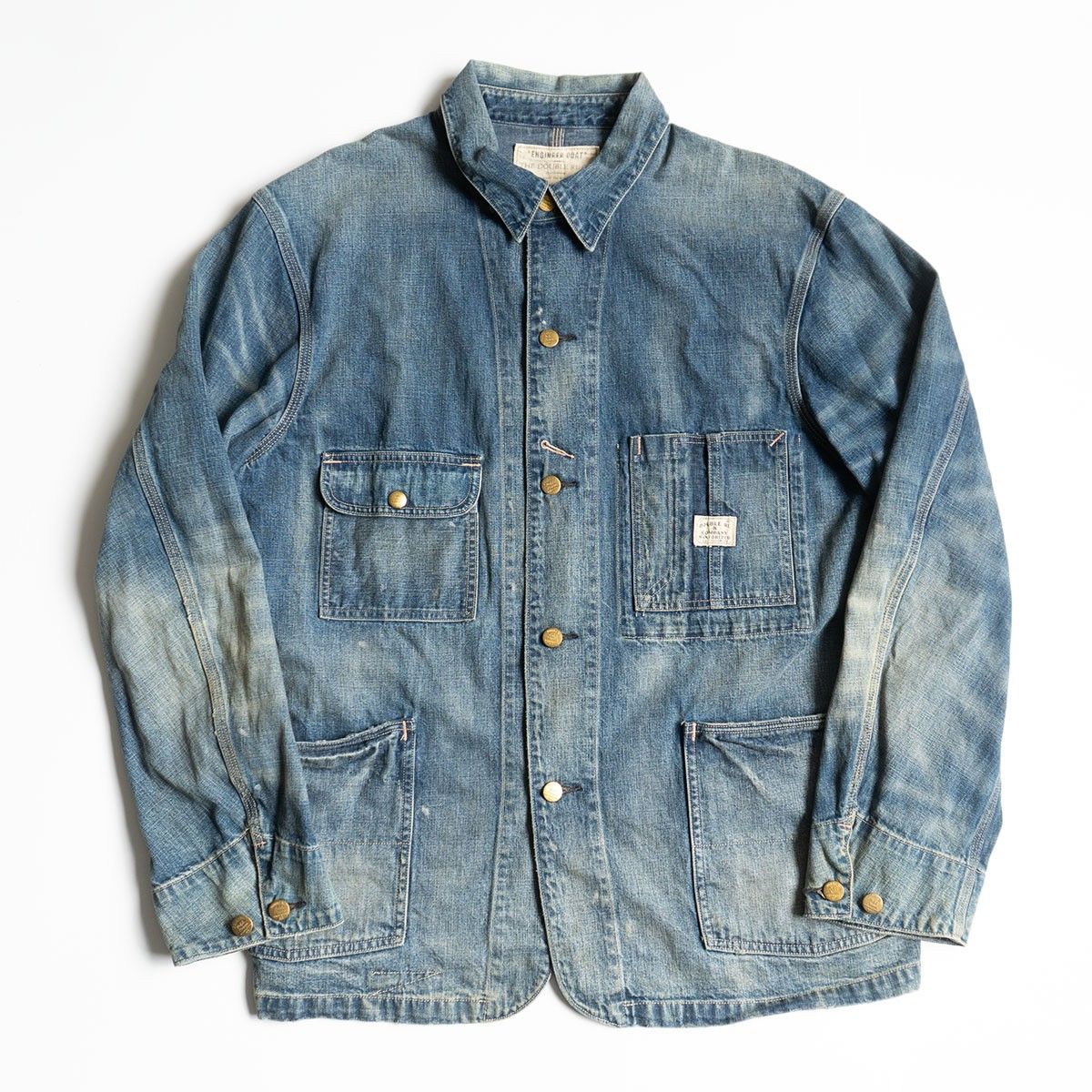 極美品】RRL【DENIM COVERALL】XL デニム カバーオール
