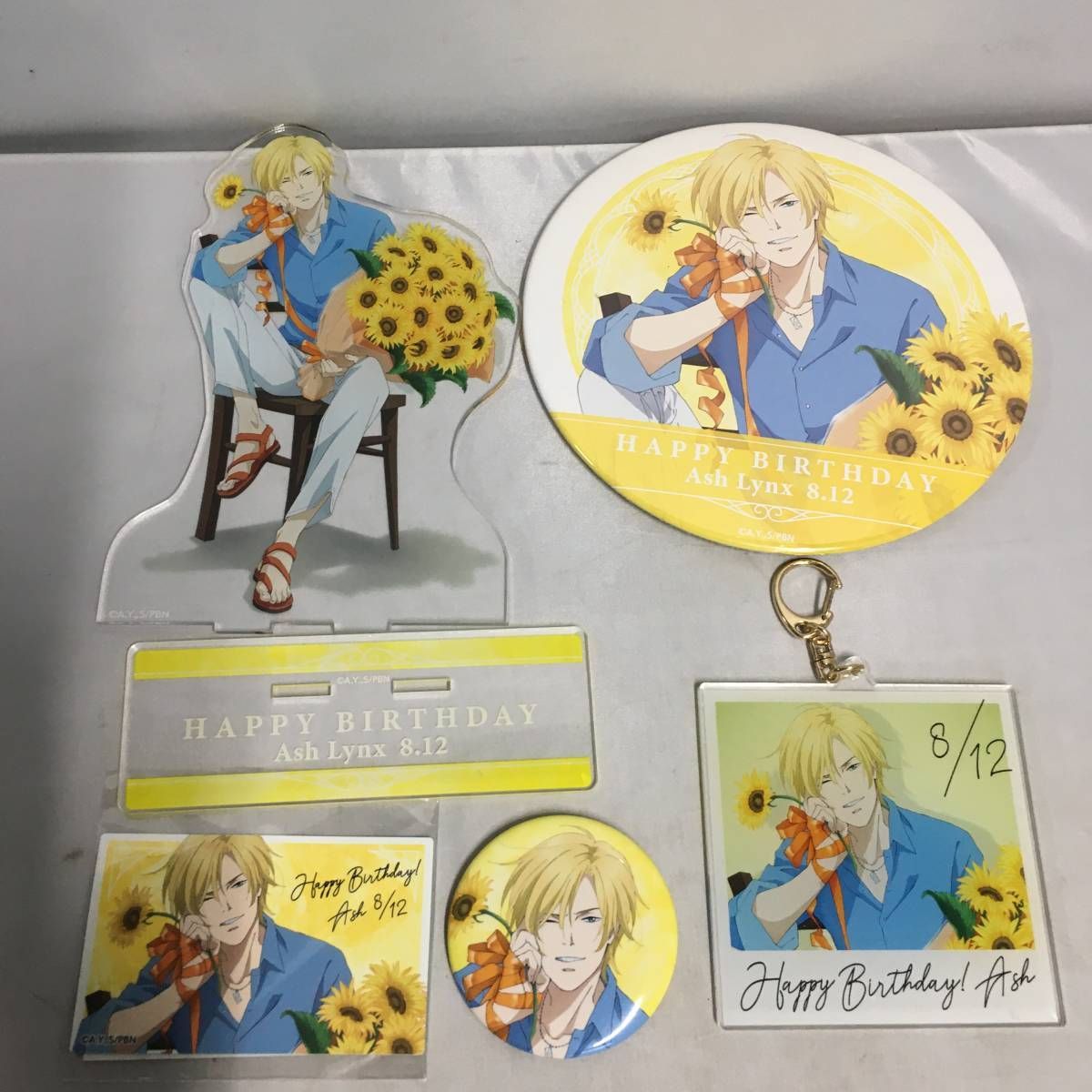 何でも揃う BANANA FISH アッシュ・リンクス バースデーver. 5点セット その他