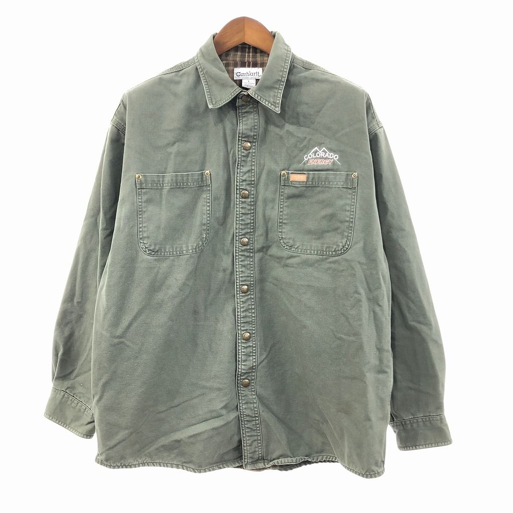 Carhartt カーハート ダック生地 ダブルフェイス 長袖シャツ