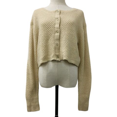 ミミトゥジュール mimi toujours カーディガン ニット ラウンドネック  