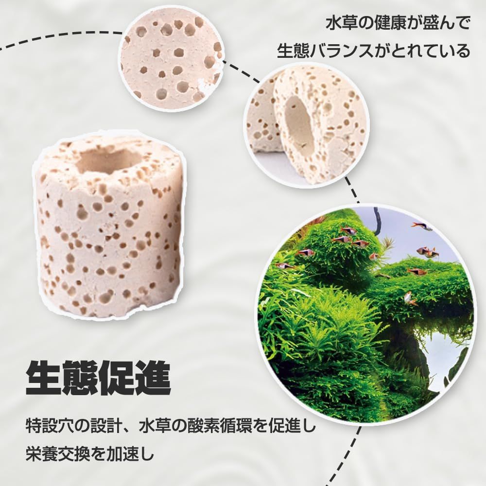 【新品未使用】水生植物固定リング 水草固定リング 水槽 おもり アクアリウム 底砂 溶岩石 水草の固定 水槽オーナメント 濾過材料 水草 花壇 金魚 苔盆栽 水族館装飾水槽アクセサリー 水槽の植物ホルダー 水槽の装飾、水槽の付属品 マルチリング 栽培 水生植物