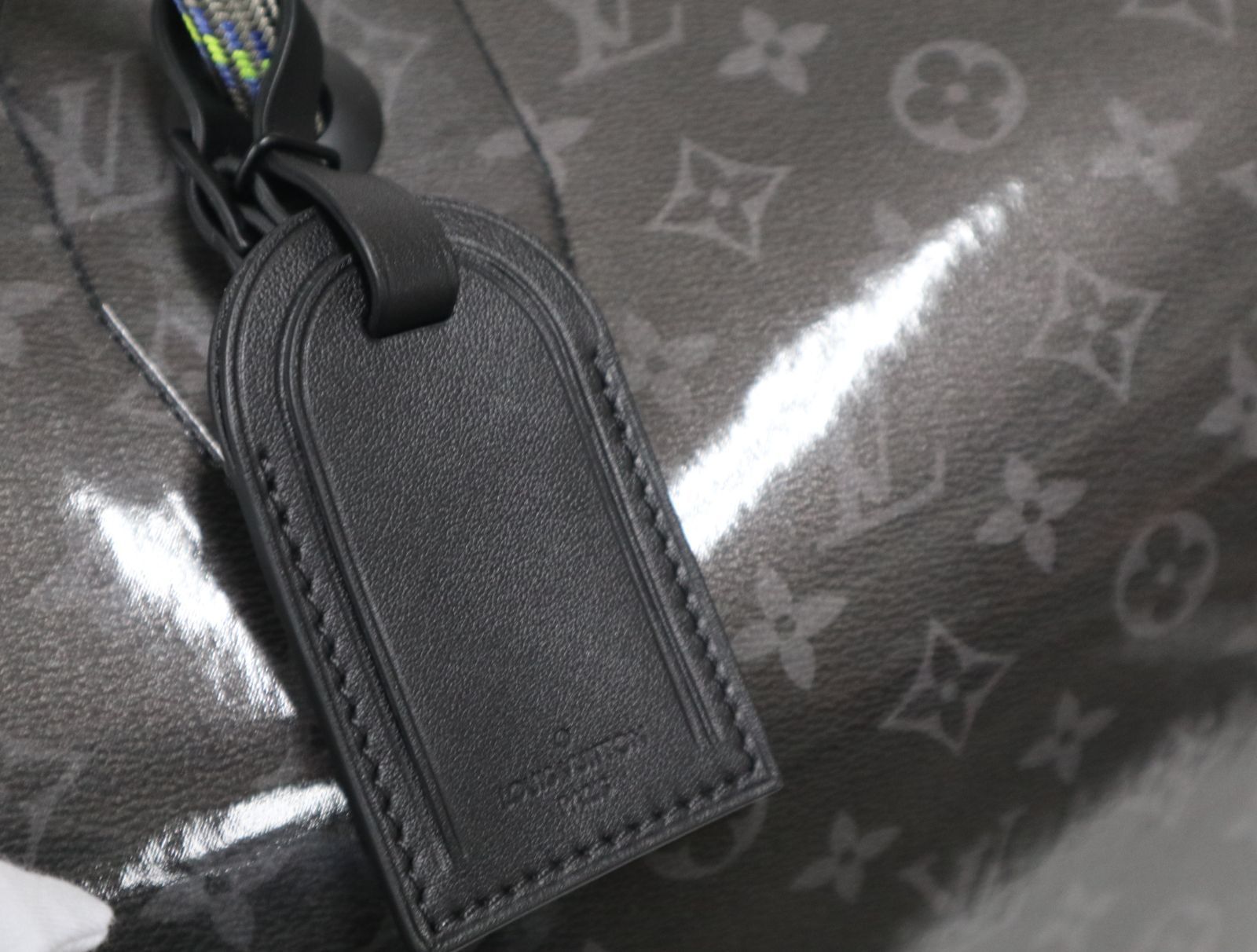 ルイヴィトン LOUISVUITTON M43901 モノグラム エクリプス グレーズ キーポル･バンドリエール 50 伊勢丹限定 極上美品 ボストンバッグ バッグ