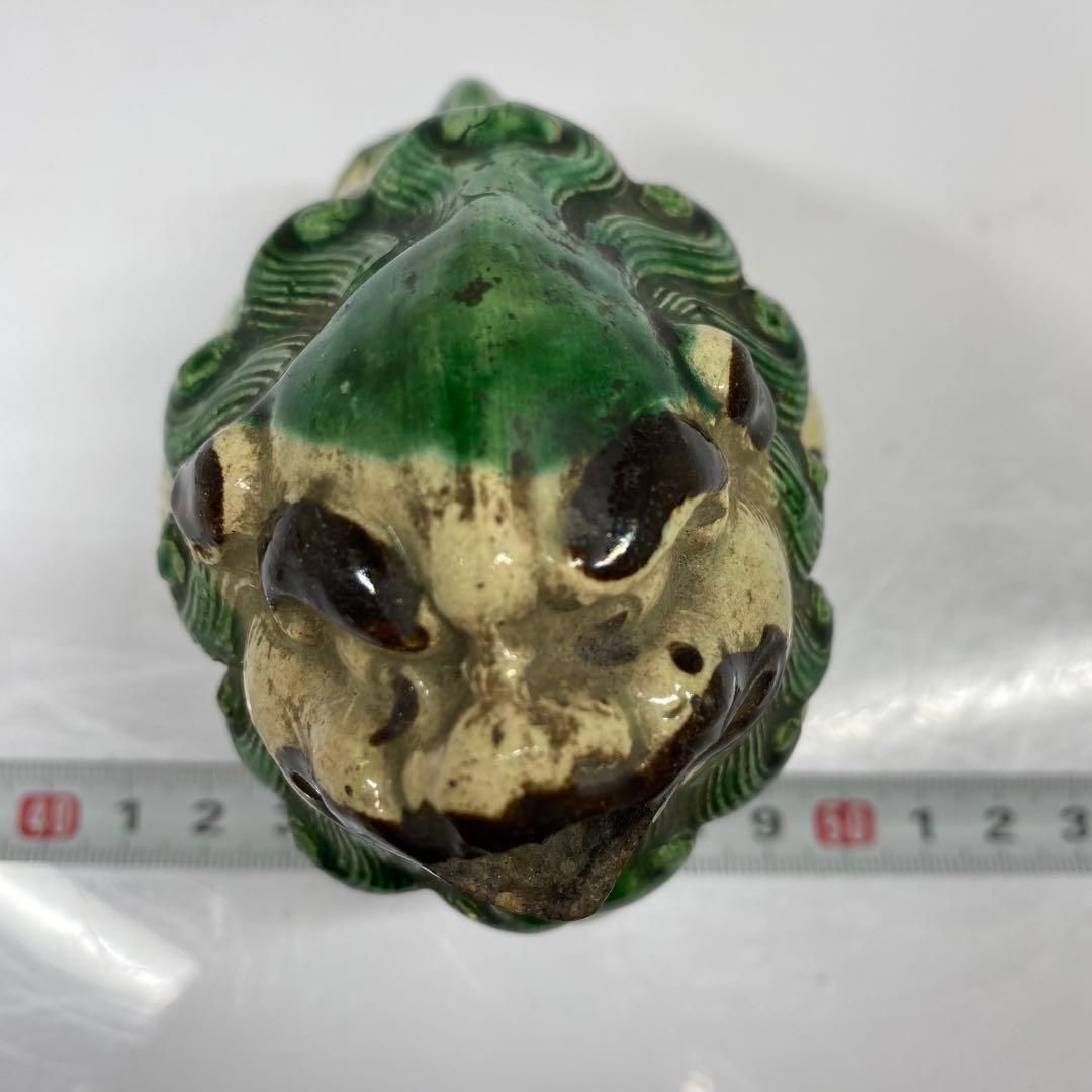 江戸中期 源内焼 獅子置物 香炉 タルサ 東金6-0311☆2F - メルカリ