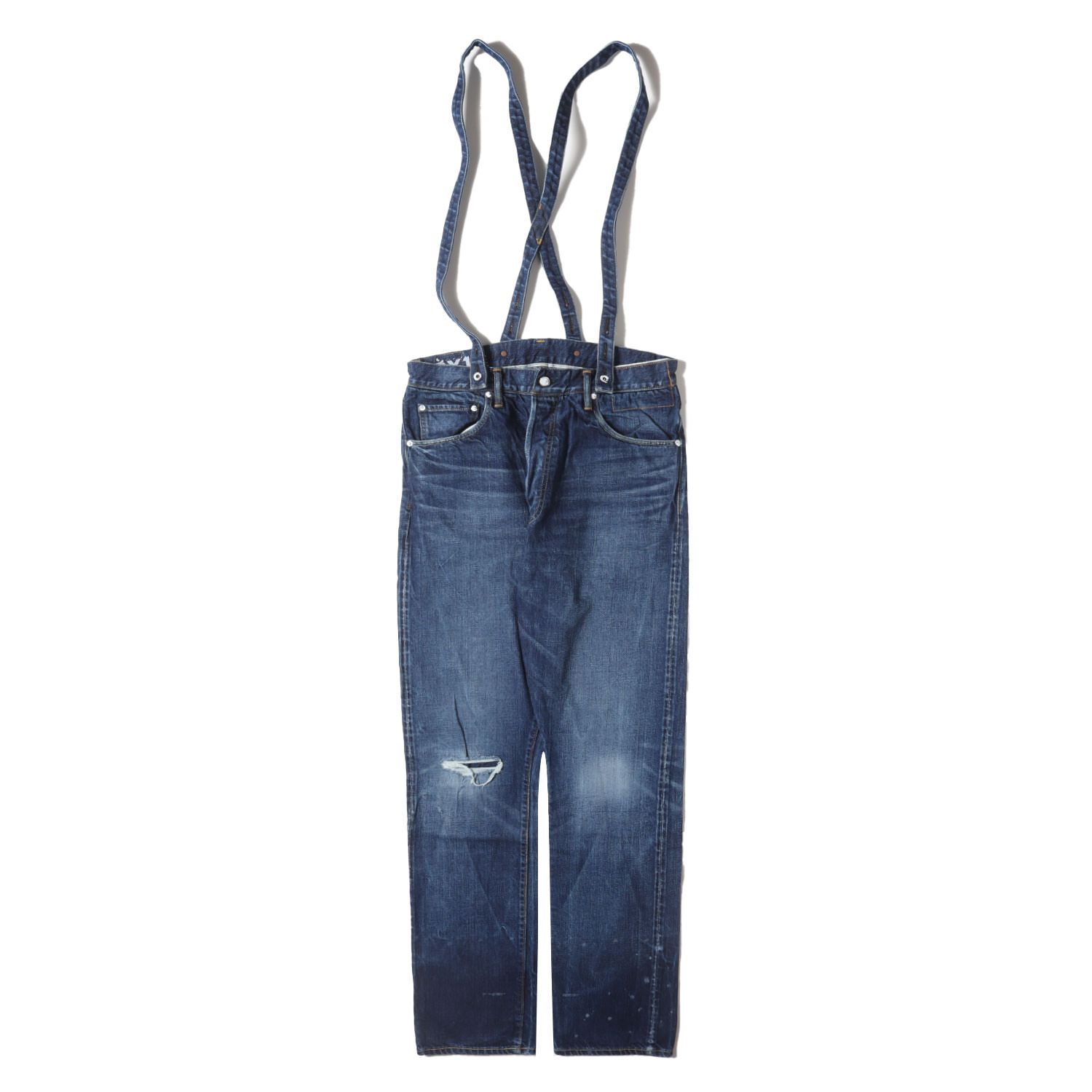 新品 visvim ビズビム パンツ サイズ:1 21SS サスペンダー付き 