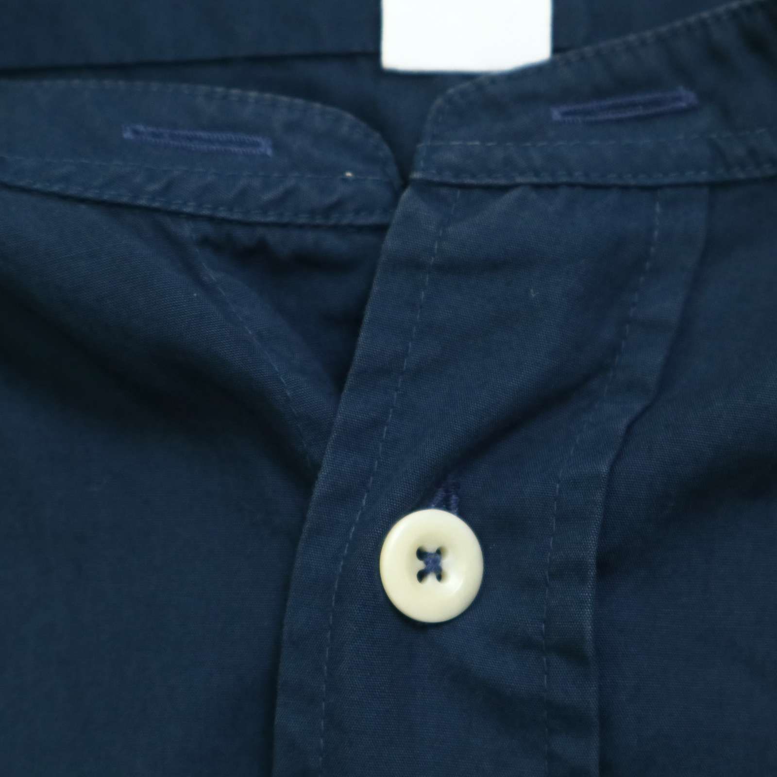 マーガレットハウエル　オーバーサイズシャツジャケットSネイビー　メンズ MARGARET HOWELL S/S SHIRTS 〔メンズ〕
