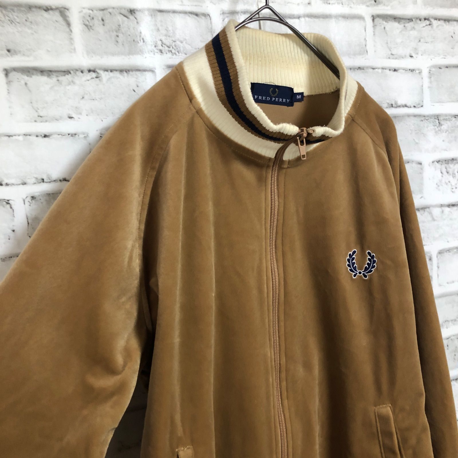 Fred Perry⭐️トラックジャケット/ジャージ M 刺繍トレファイル 