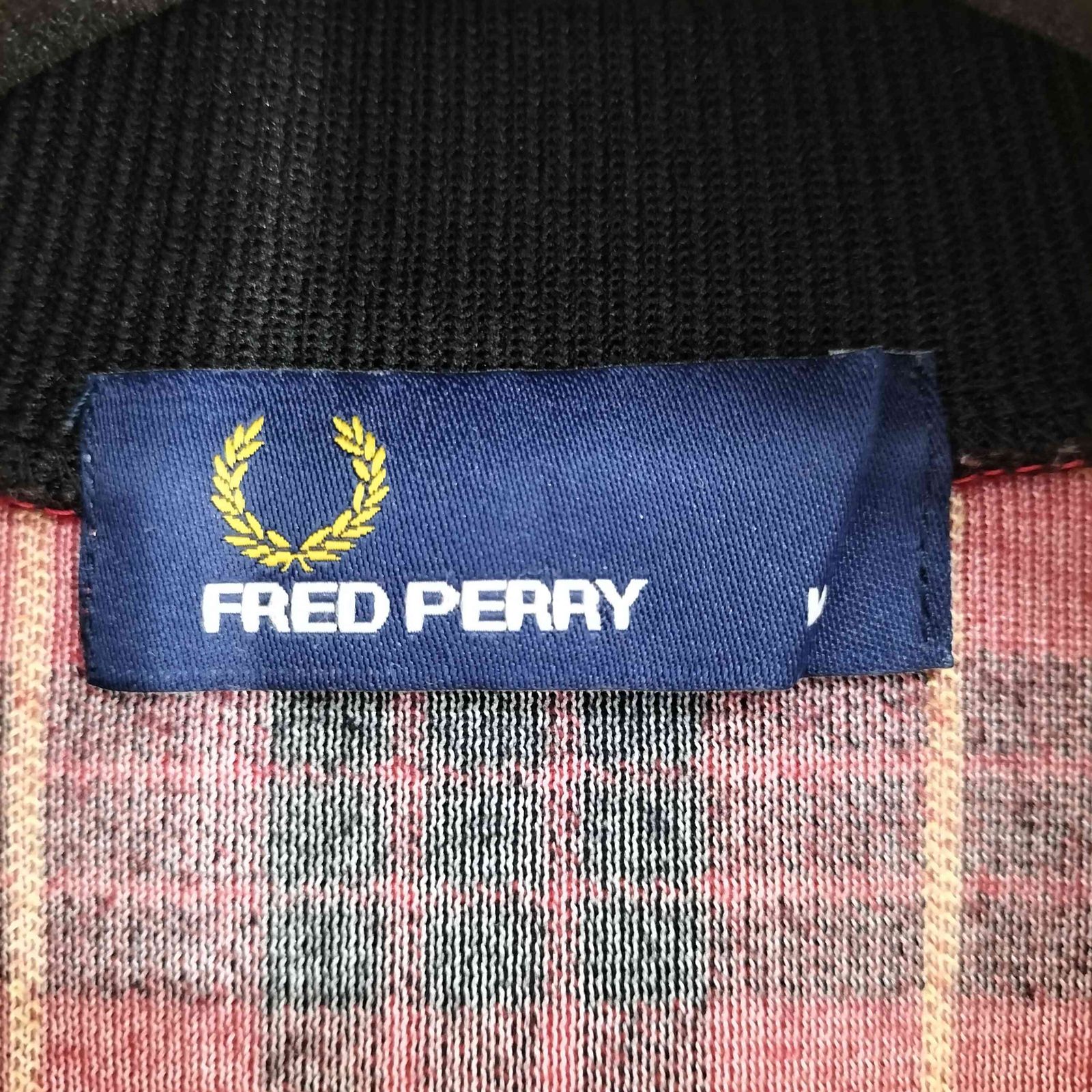 フレッドペリー FRED PERRY チェック柄 ベロア トラック
