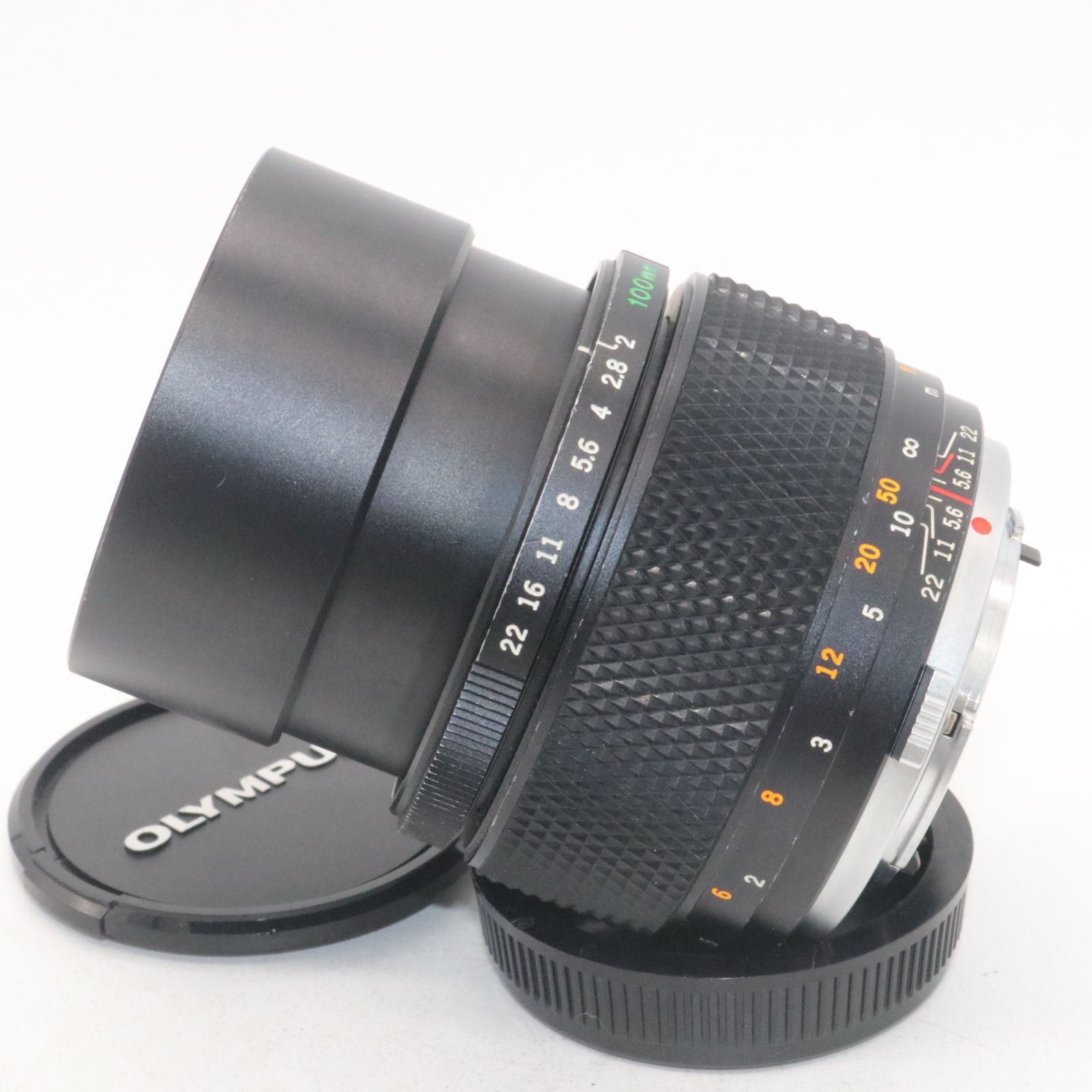 レア 光学美品 OLYMPUS OM SYSTEM Zuiko Auto-T 100mm f/2 テレフォト