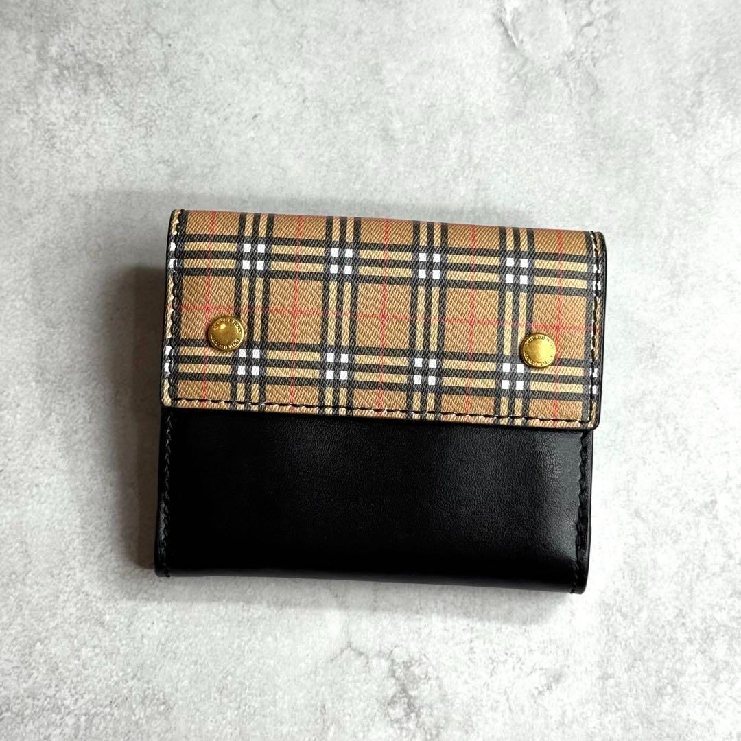 BURBERRY バーバリー ヴィンテージチェックコンパクトウォレット BURBERRY バーバリー / ヴィンテージチェックコンパクト