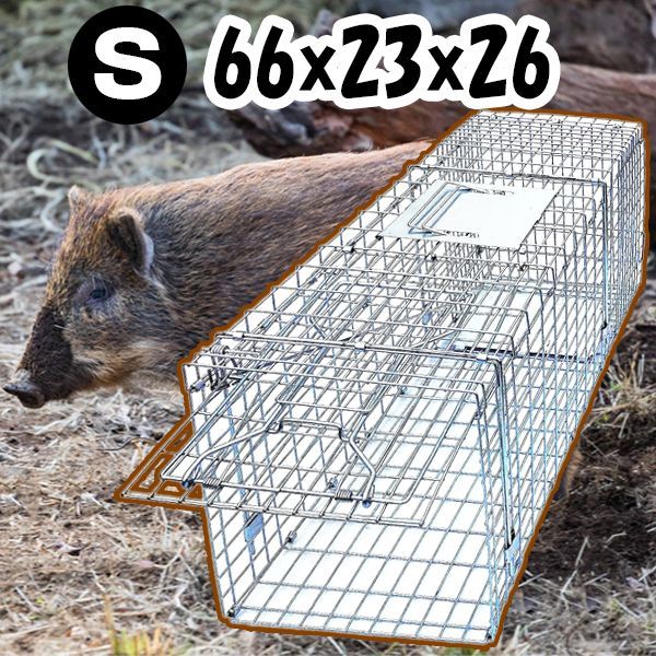 セール 新品 はこわな S 小型 折り畳み 箱罠 コンパクト 檻 おり