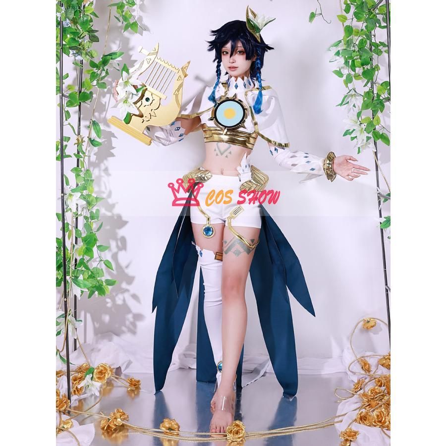 生産完了品 豪華版 原神 Genshin げんしん ウェンティ 漫画版 コスプレ衣装 cosplay 仮装 ウィッグ 道具 翼 追加 イベント クリスマス ハロウィン