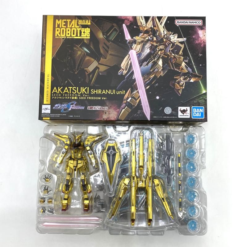バンダイ METAL ROBOT魂 アカツキ(シラヌイ装備) SEED FREEDOM Ver. 未