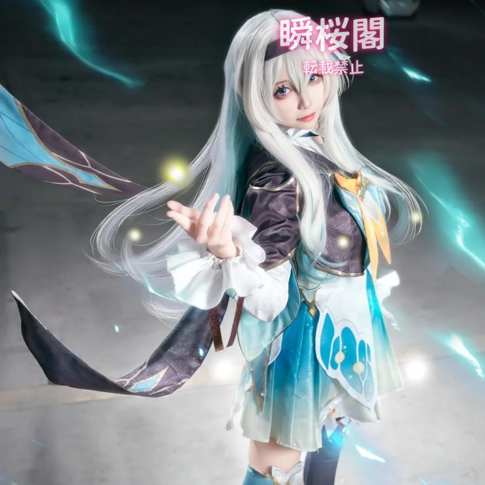 崩壊スターレイル ホタル コスプレ衣装➕ヴィッグセット Amazon.co.jp: [AcosOrz] 崩壊：スターレイル ホタル コスプレ