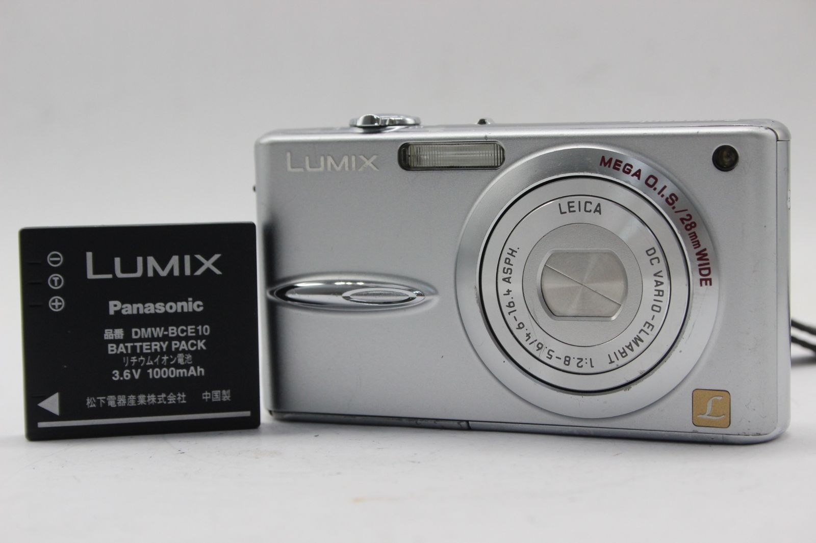返品保証】 パナソニック Panasonic LUMIX DMC-FX30 バッテリー付き ...